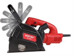 Бороздодел WORTEX WM 1540-1 в кор. 1800 Вт, 150 мм, глубина до 40 мм, конст. эл., плав. пуск - фото 233222