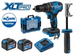 Аккум. дрель-шуруповерт BULL SR 1806 R-series Xcase XLTpro БЕСЩЕТ., Удар., 18 В, 80 Н*м, 2х6 А*ч - фото 233278