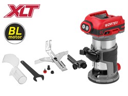 Аккум. фрезер кромочный WORTEX CMM 1835-1 в кор. ALL1 XLT SOLO БЕСЩЕТ., 18 В, цанга 6/8, рег. об. - фото 234011