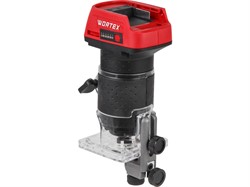 Аккум. фрезер кромочный WORTEX LX CMM 1822 в кор. XLT SOLO БЕСЩЕТ., 18 В, цанга 6/8, рег. об. - фото 234014