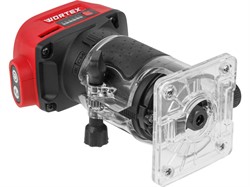 Аккум. фрезер кромочный WORTEX LX CMM 1822 в кор. XLT SOLO БЕСЩЕТ., 18 В, цанга 6/8, рег. об. - фото 234017
