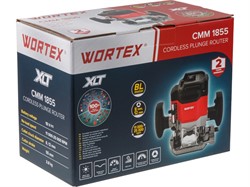 Аккум. фрезер вертикальный WORTEX CMM 1855 XLT SOLO БЕСЩЕТ., 18 В, цанга 8/12 мм, 11000-25000 об/мин - фото 234029
