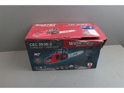 Аккум. пила цепная WORTEX CEC 3536-2 шина 40 см (16"), 3/8" LP, 1.3 мм ALL1 XLT SOLO БЕСЩЁТ, 18В+1 - фото 234289