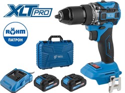 Аккум. дрель-шуруповерт BULL SR 1807 R-series SET XLTpro БЕСЩЕТ., 18 В, 60 Н*м, 2х2 А*ч, з/у 2 А - фото 234388