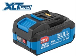Аккумулятор BULL AK 8001 18.0 В, 21700 TABLESS, 8.0 А/ч, Li-Ion XLTpro - фото 234430