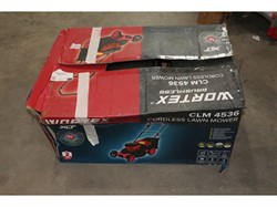 Газонокосилка аккумуляторная WORTEX CLM 4536 в кор. XLT SOLO БЕСЩЁТ.ДВИГ., 18В+18В, шир.460 мм уце - фото 234440