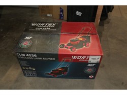Газонокосилка аккумуляторная WORTEX CLM 4536 в кор. XLT SET БЕСЩЁТ.ДВИГ., 18В+18В, шир.460 мм уцен - фото 234444