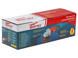 Одноручная углошлифмашина WORTEX AG 1210-1 в кор. (1000 Вт, диск 125х22 мм, 11000 об/мин, шарик. подшипник, пылезащита) (AG1210100013) - фото 234572
