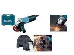 Одноручная углошлифмашина MAKITA 9558 HNRK в кейсе (840 Вт, диск 125х22 мм, плавный пуск) (9558HNRK) - фото 235385