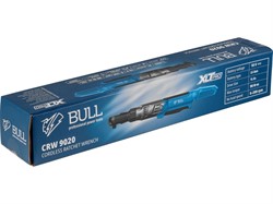 Аккум. угловая трещотка (гайковерт) BULL CRW 9020 в кор. XLTpro 90 Нм, 0-200 об/мин., LED (внешний квадрат, 1/2", 1.18 кг) (1333566) - фото 236194