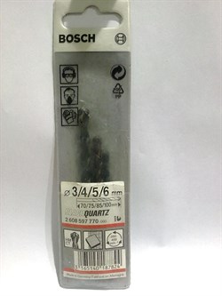 Bosch сверло black quartz НАБОР 3,4,5,6 (2608597770) 2608597770