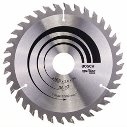 Пильный диск Bosch Optiline Wood 165 x 30 x 2,6 mm, 36 [2608640603]