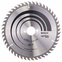 Пильный диск Bosch Optiline Wood 200 x 30 x 2,8 mm, 48 [2608640620]