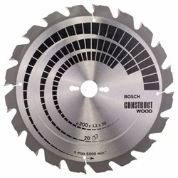 Пильный диск Bosch Construct Wood 300 x 30 x 3,2 mm, 20 [2608640690]