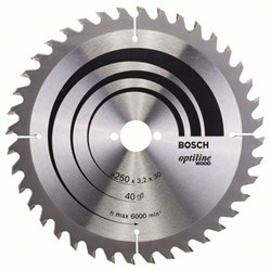 Пильный диск Bosch Optiline Wood 250 x 30 x 3,2 mm, 40 [2608640728]