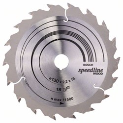 Пильный диск Bosch Speedline Wood 130 x 16 x 2,2 mm, 18 [2608640775]