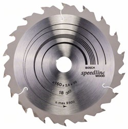 Пильный диск Bosch Speedline Wood 160 x 20 x 2,4 mm, 18 [2608640787]