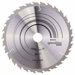 Пильный диск Bosch Speedline Wood 235 x 30/25 x 2,6 mm, 30 [2608640807]