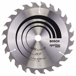 Пильный диск Bosch Optiline Wood 184 x 16 x 2,6 mm, 24 [2608640817]
