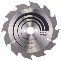 Пильный диск Bosch Optiline Wood 160 x 20/16 x 2,6 mm, 12 [2608641173]