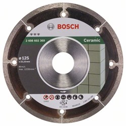 Алмазный отрезной круг Bosch Best for Ceramic Extraclean 125 x 22,23 x 1,2 x 5 mm [2608602369]