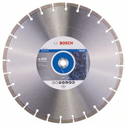 Алмазный отрезной круг Bosch Standard for Stone 400 x 20,00+25,40 x 3,2 x 10 mm [2608602604]