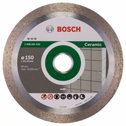 Алмазный отрезной круг Bosch Best for Ceramic 150 x 22,23 x 1,9 x 10 mm [2608602632]