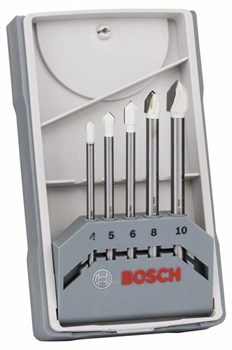 Набор из 5 сверл для керамических плиток Bosch CYL-9 Ceramic 4,0; 5,0; 6,0; 8,0; 10,0 mm [2608587169]