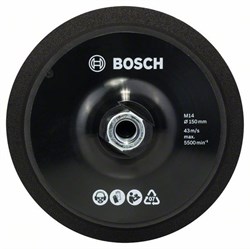 Опорная тарелка Bosch M 14, &#216; 150 мм, на липучке M 14, &#216; 150 мм [2608612027]