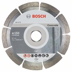 Алмазный отрезной круг Bosch Standard for Concrete 150 x 22,23 x 2 x 10 mm [2608603241]