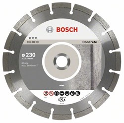 Алмазный отрезной круг Bosch Standard for Concrete 230 x 22,23 x 2,3 x 10 mm [2608603243]