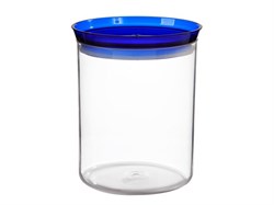 - Баночка для сыпучих продуктов Alt (Альт), синий полупрозрачный, BEROSSI (Изделие из пластмассы. Литраж 1 л) (ИК04910000)