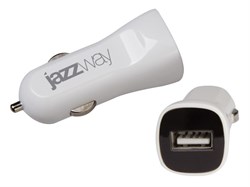 Блок питания iP-1000USB автомобильный JAZZway (Автомобильная зарядка  для телефона  на 1 USB) (4690601007087)