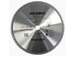 Диск_пильный_305x25,4_мм_72_зуб.по_металлу_Hilberg_Industrial_HF305