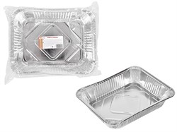 Форма для выпечки алюминиевая, прямоугольная, 32х26х6,5 см, MARMITON (для запекания, обжарки, хранения и замораживания продуктов) (11397)