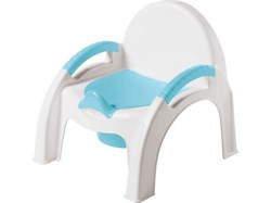 Горшок-стульчик голубой Пластишка (ПЛАСТИШКА) (431326702)