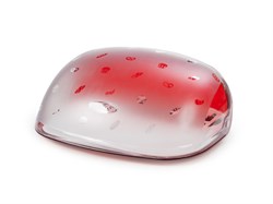 Хлебница, красный полупрозрачный, BEROSSI (Изделие из пластмассы. Размер 352 х 407 х 363 мм) (ИК00212001)