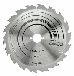 Пильный диск Bosch Speedline Wood 140 x 12,7 x 2,2 mm, 18 [2608640777]