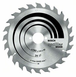 Bosch Пильный диск Optiline Wood 184 x 16 x 2,6 mm, 12 2608641180