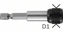 Bosch Универсальные держатели 1/4", 59 mm, 14 mm 2607000202
