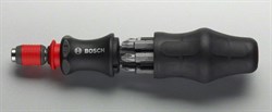 Bosch Набор отверток Power Handle Handgriff mit PH1, PH2, PZ1, PZ2, S1.0x0.5, T20 2608000490