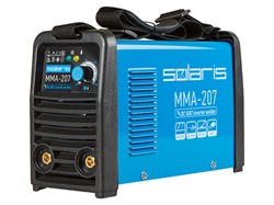 Инвертор сварочный SOLARIS MMA-207 (230В; 20-200 А; 65В; электроды диам. 1.6-4.0 мм; вес 3.7 кг) (MMA-207)