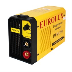 EUROLUX IWM190 Сварочный аппарат инверторный (220В, 10-190А, 80В, электроды: 1.6-3мм, 3.15кг)