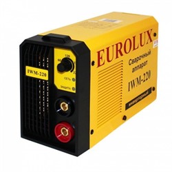 EUROLUX IWM220 Сварочный аппарат инверторный (220В, 10-220А, 80В, электроды: 1.6-5мм, 3.27кг)