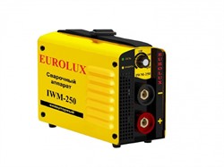 EUROLUX IWM250 Сварочный аппарат инверторный (220В, 10-250А, 80В, электроды: 1.6-5мм, 3.46кг)