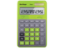 Калькулятор настольный BERLINGO Hyper 12 разр. двойное питание 171х108х12 зеленый (CIG_200)