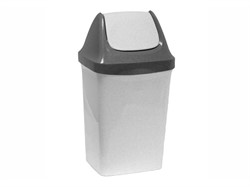 Контейнер для мусора СВИНГ 9л (мраморный) (IDEA) (М2461)