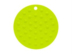 Коврик под горячее силиконовый, круглый, 17.5 х 0.2 см, зеленый, PERFECTO LINEA (23-006113)