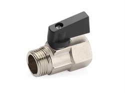 Кран_шаровый_MINI_12_нар.вн._черная_ручка_General_Fittings_7800L2N040400A