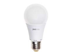 Лампа светодиодная A60 СТАНДАРТ 7 Вт ECO 160-260В E27 3000К JAZZWAY (60 Вт аналог лампы накал., 580Лм, теплый белый свет) (1033178)